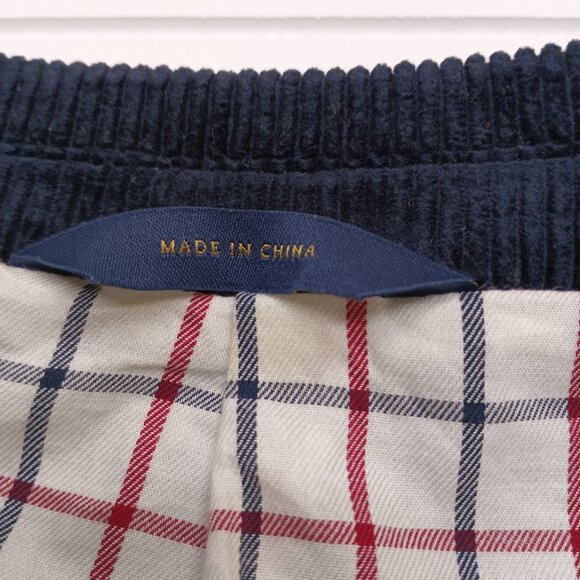 Brooks Brothers Navy Corduroy Blazer Regent Fit Elbow Patches Ivy Classic 46R - Picture 7 of 14